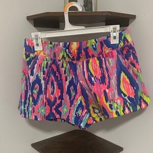 Lilly Pulitzer Neon Patterned Athletic Shorts